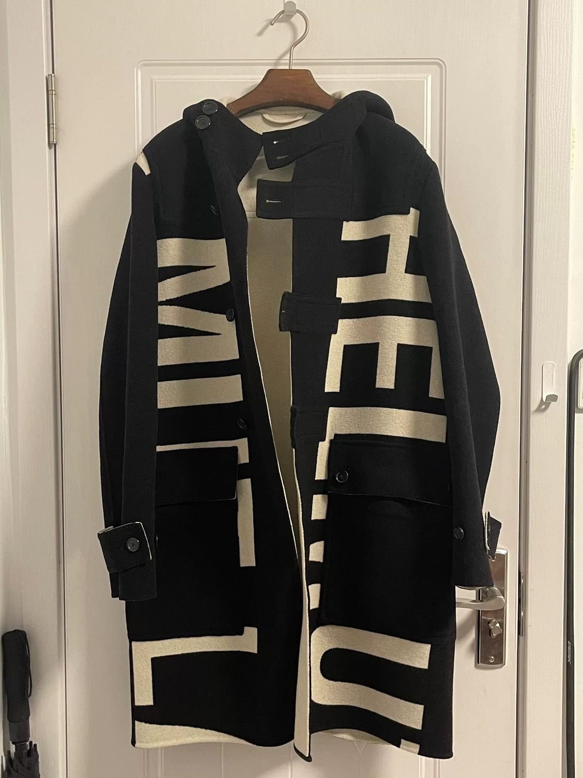 Helmut Lang Wool Academic Wool Coat