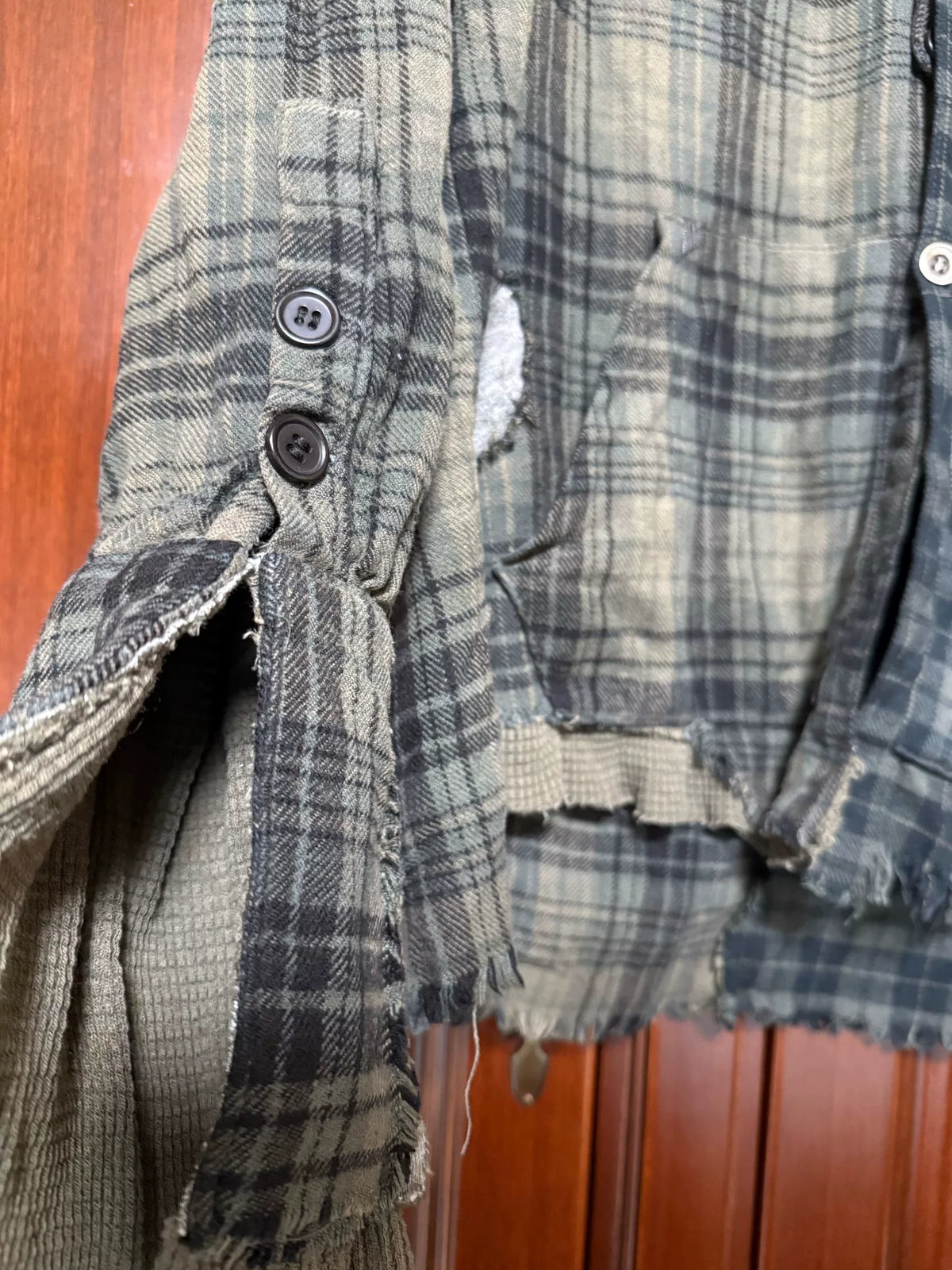 Greg Lauren Flannel Patchwork Jacket