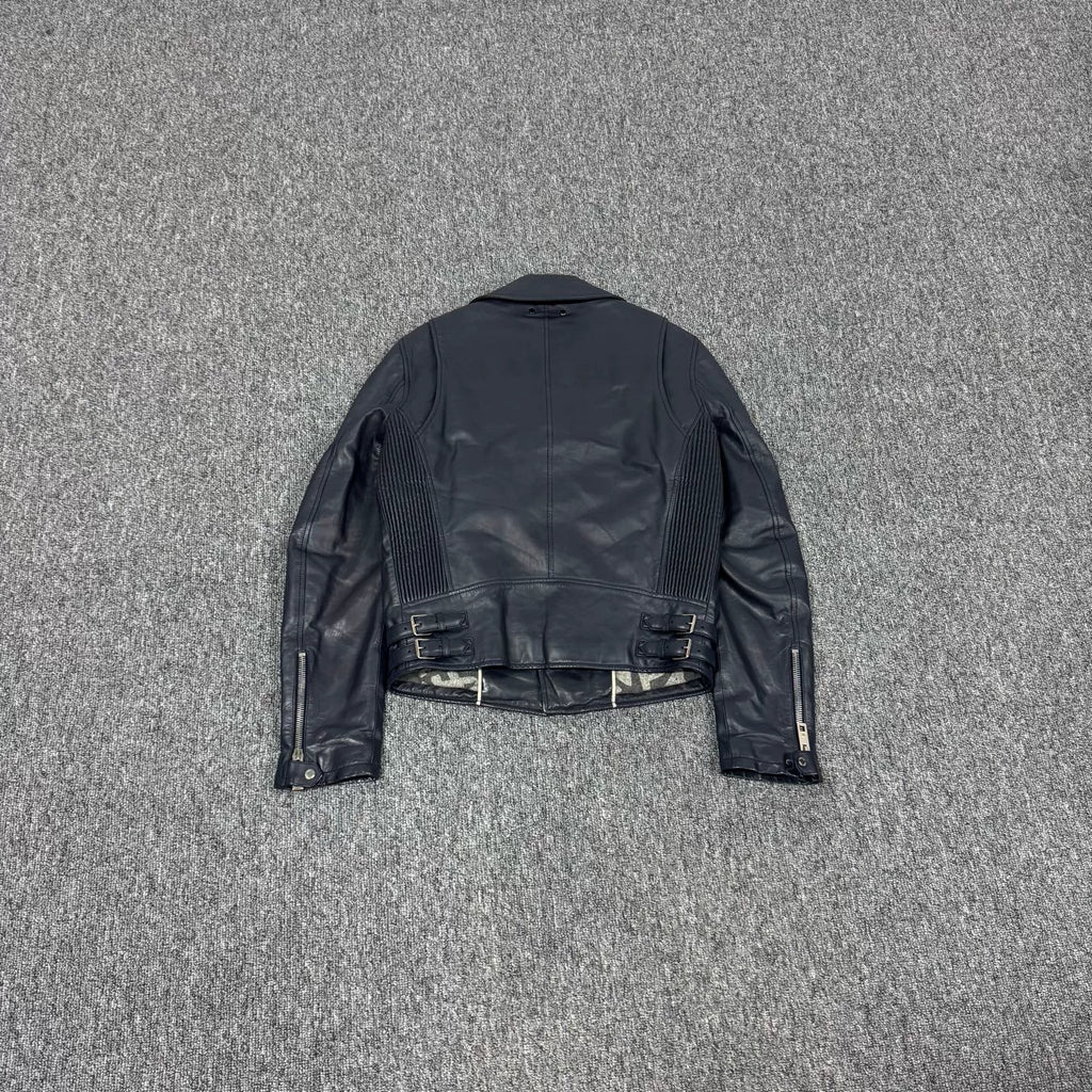Louis Vuitton black cowhide biker jacket
