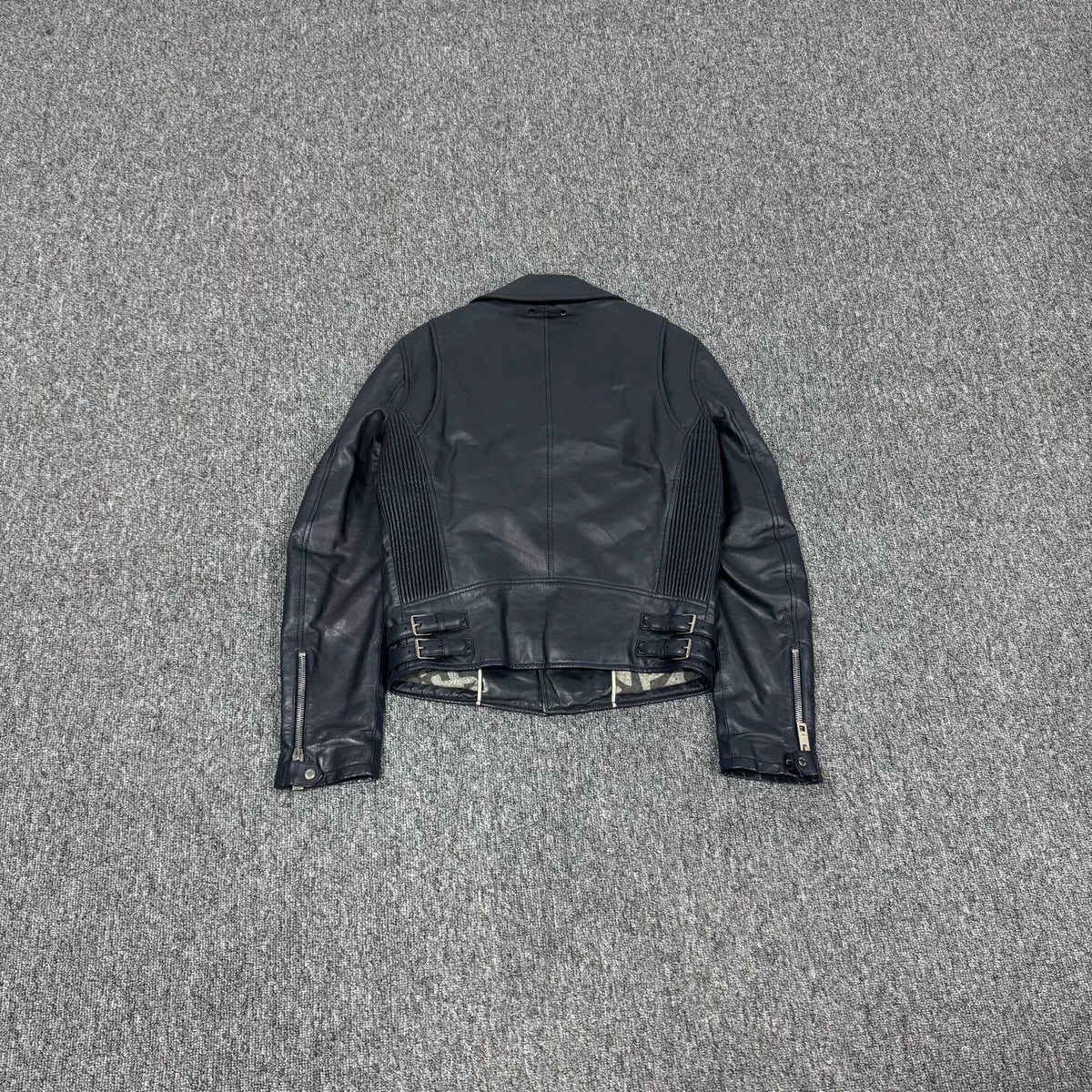 Louis Vuitton black cowhide biker jacket