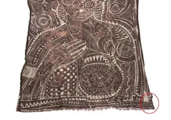 Jean Paul Gaultier Vintage Brown Floral Mesh Top
