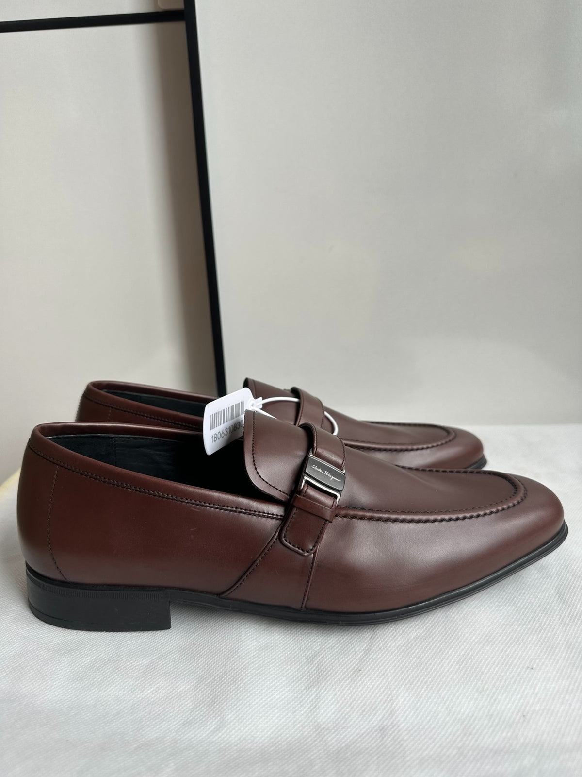 Salvatore Ferragamo Brown Leather Loafers