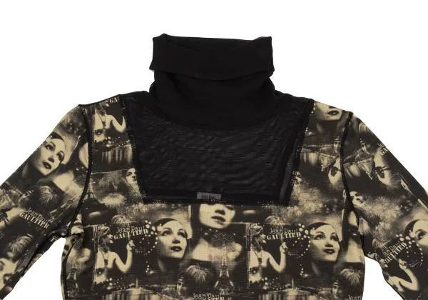 Jean Paul Gaultier Vintage Dark Portrait Top