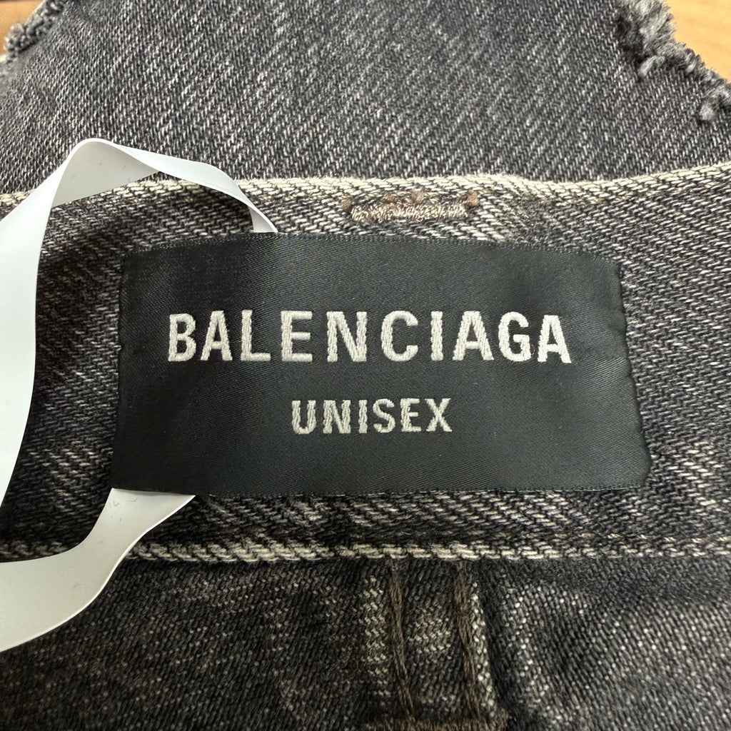 Balenciaga Distressed Denim Shorts