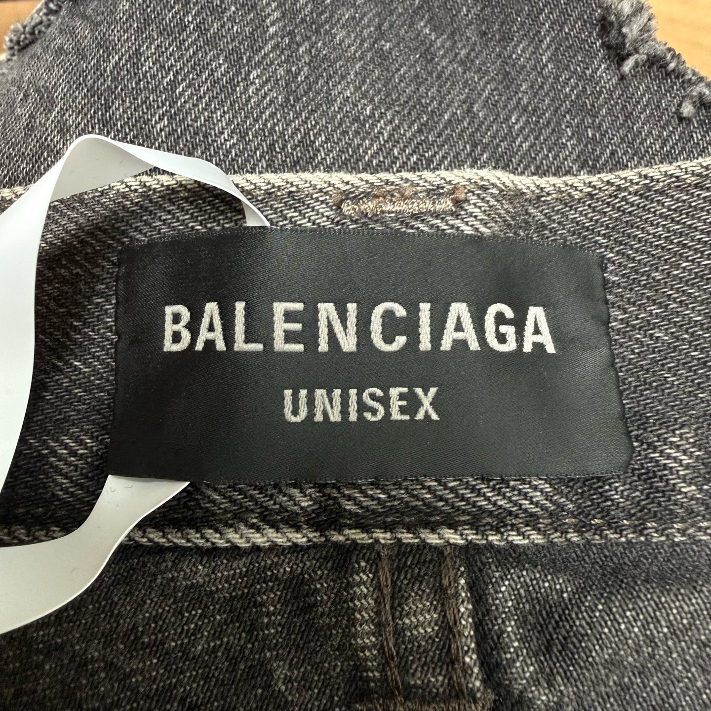 Balenciaga Distressed Denim Shorts