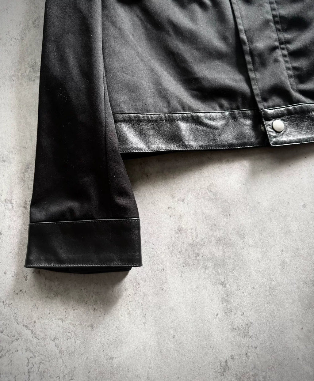 Saint Laurent Paris 13SS Hedi Slimane Black Lambskin Officer Jacket by Hedi Slimane