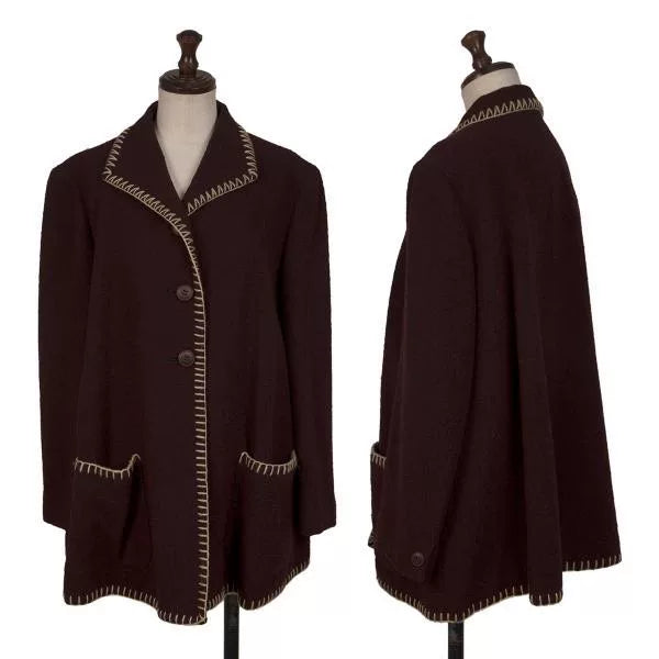 Jean Paul Gaultier Vintage Brown Wool Knit Sweater