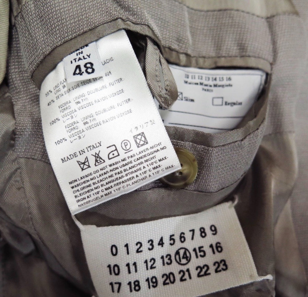 Maison Margiela SS08 Linen Silk Smoking Jacket
