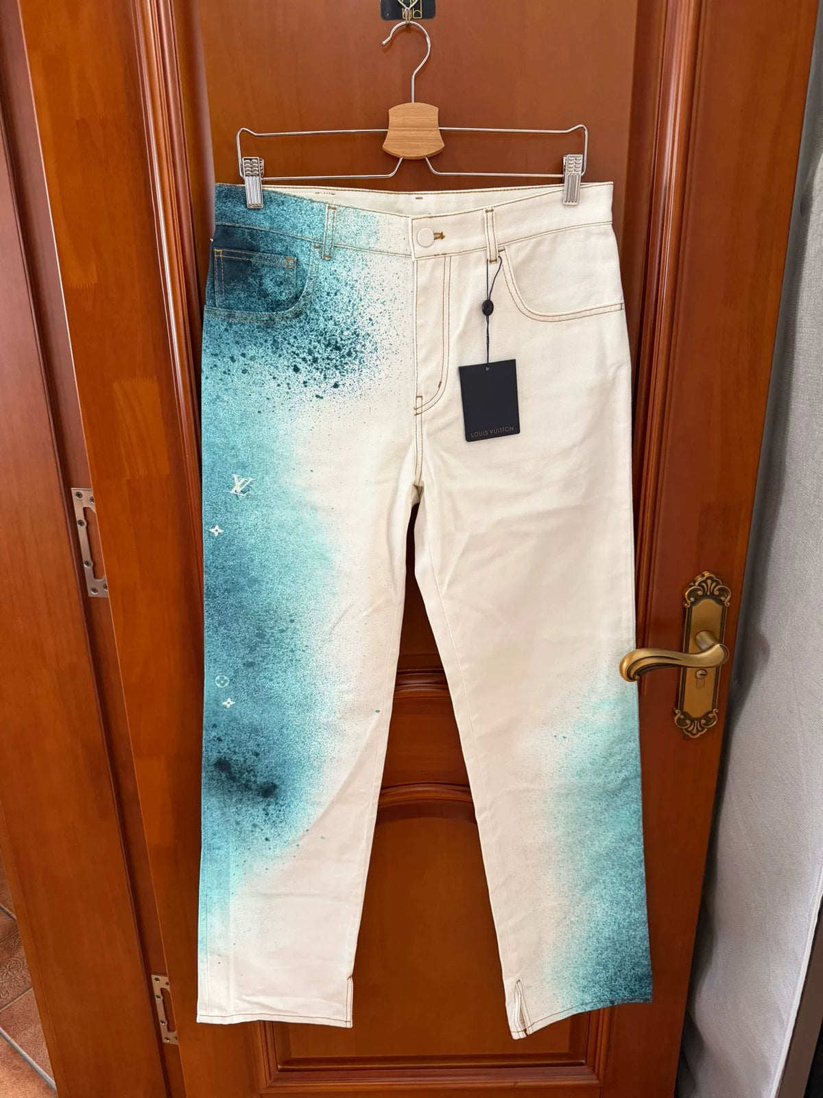 Louis Vuitton Inkjet Starry Sky Denim Jeans