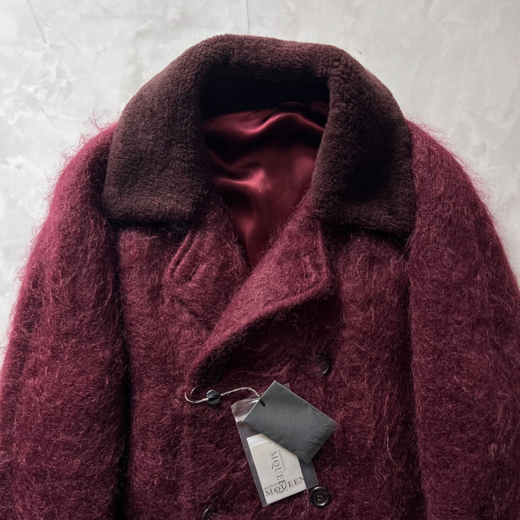 Alexander McQueen Mohair Double-Breasted Coat