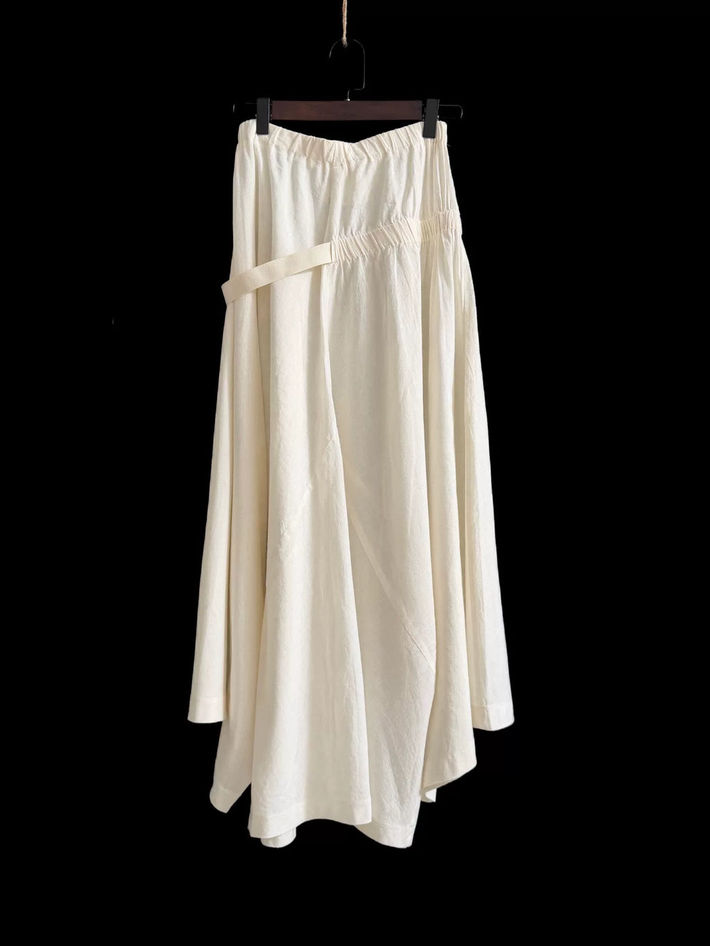 Comme Des Garcons 94SS Deconstructed Asymmetric Off-White Skirt - Devines