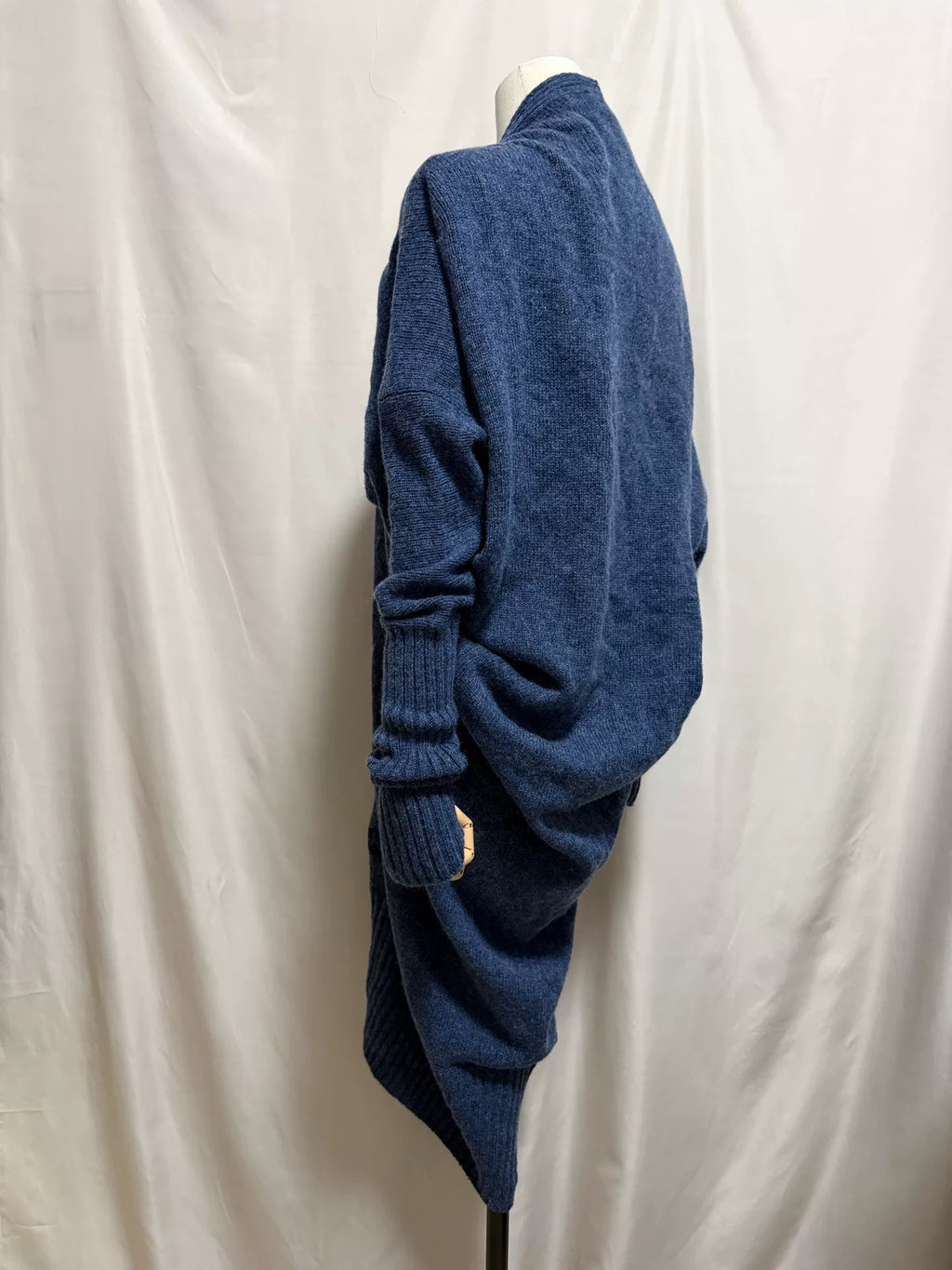 Vivienne Westwood Black Cocoon Knit Coat