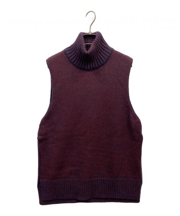 Maison Margiela Mohair Blend Turtleneck Sleeveless Top