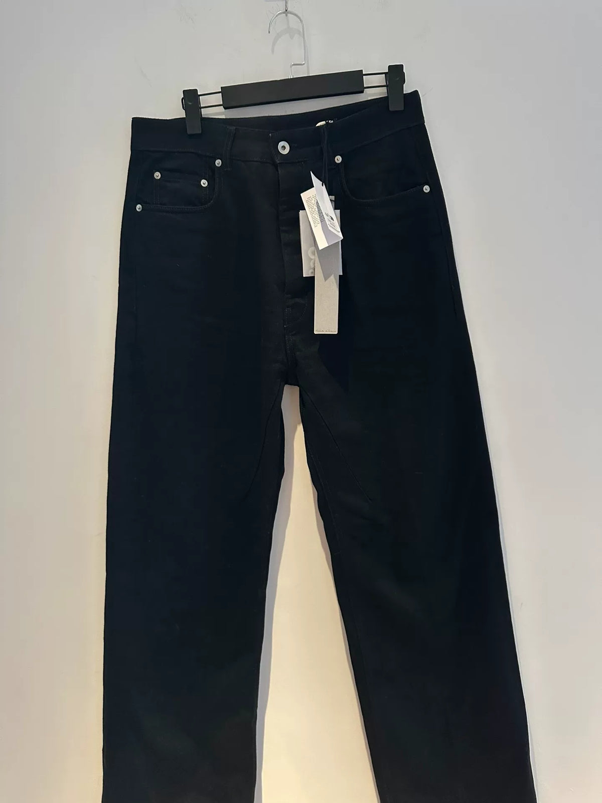 Rick Owens Geth Cut Distressed Frayed-Hem Pants
