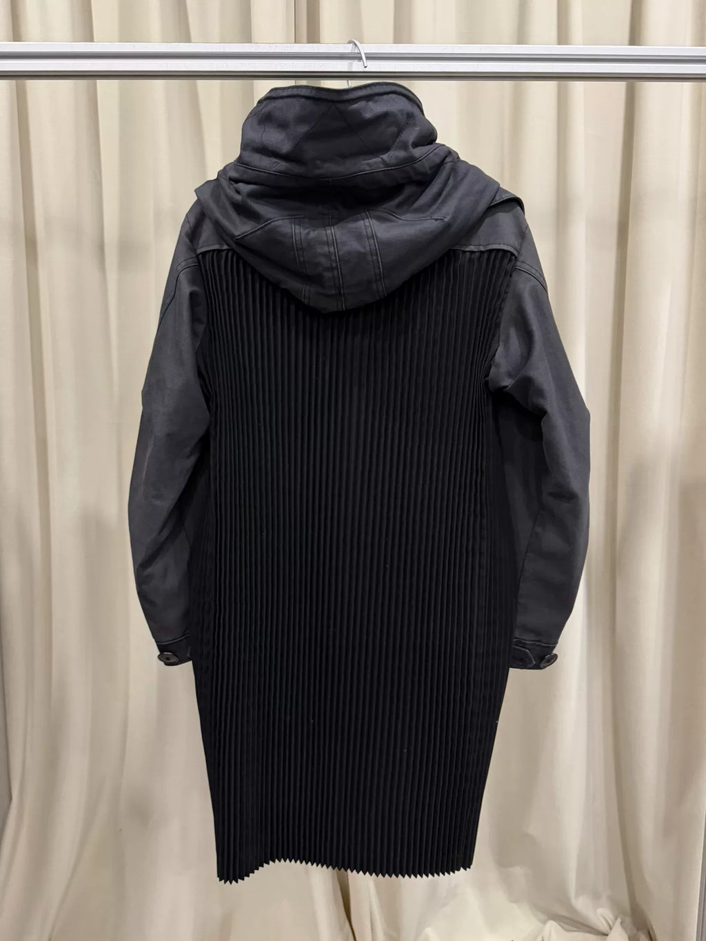 Junya Watanabe Detachable Hood Wrinkle Jacket