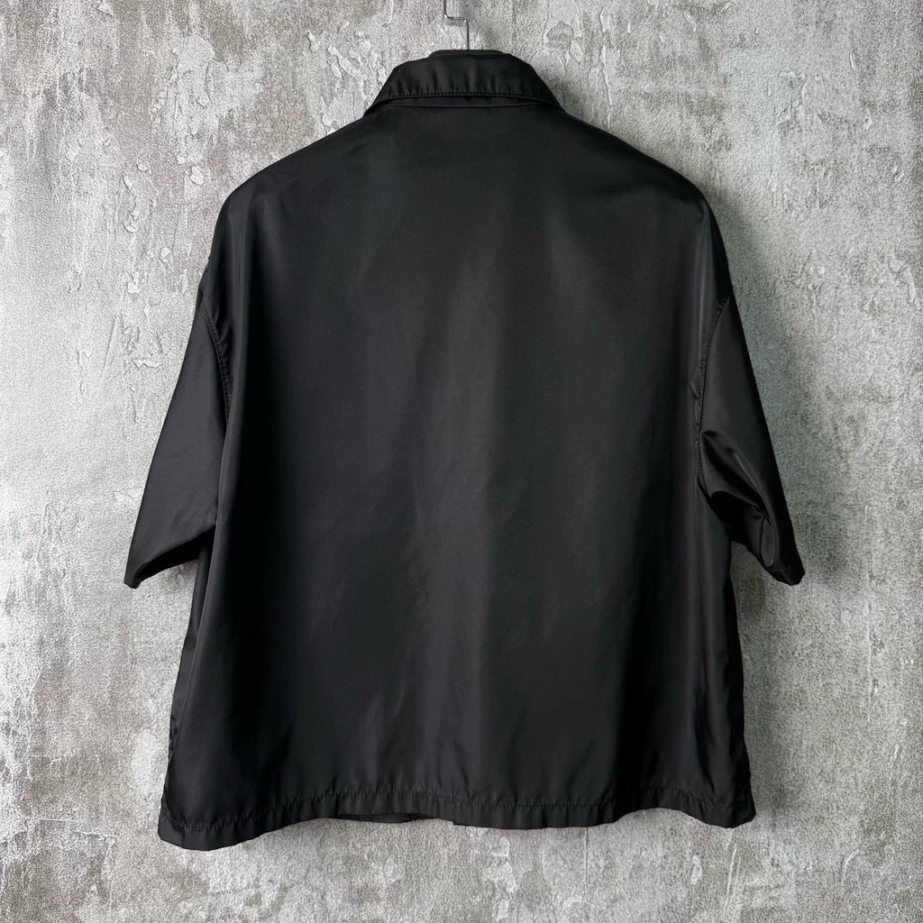 Prada Triangle Logo Sleeve Shirt