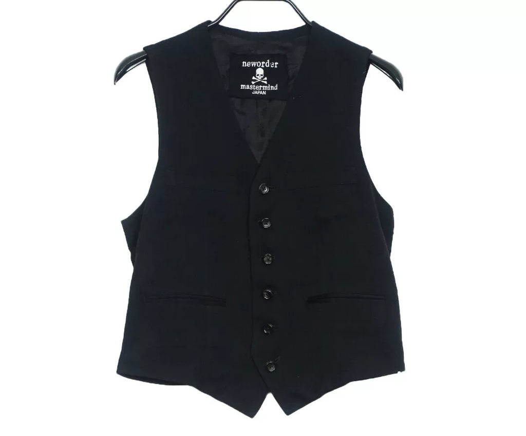 Mastermind Japan Rhinestone Skull Mainline Embroidered Vest