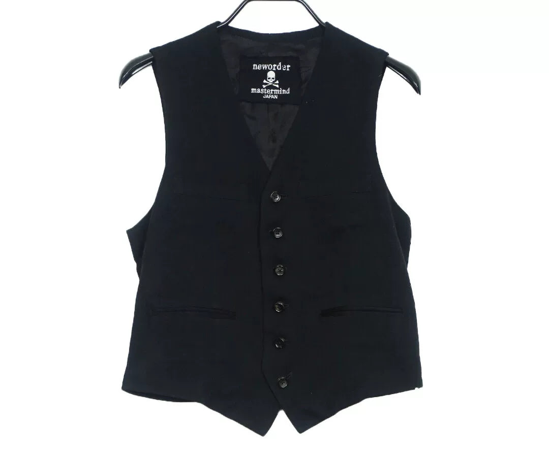 Mastermind Japan Rhinestone Skull Mainline Embroidered Vest