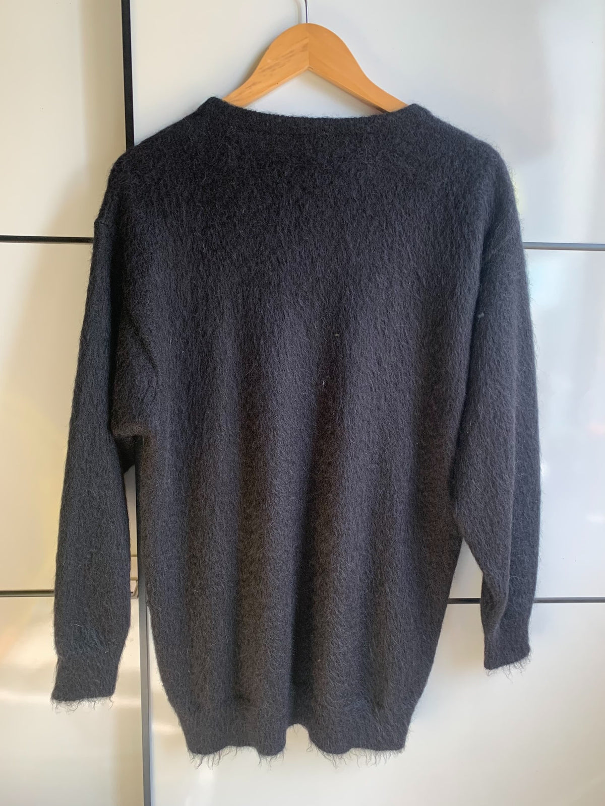 Saint Laurent Batwing Sleeve Mohair Sweater