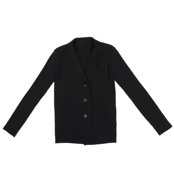 Issey Miyake Vintage Black Pleated Top