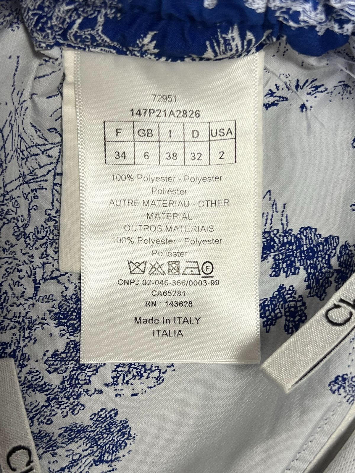 Dior Zoo Print Shorts