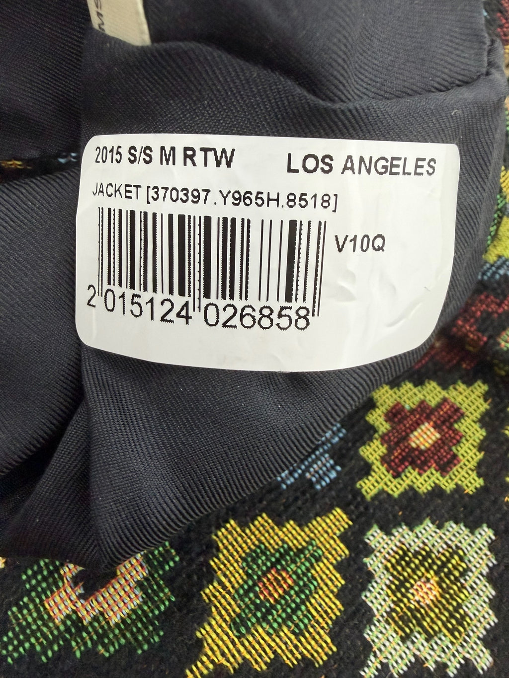 Saint Laurent Slp15ss Multicolor Suit