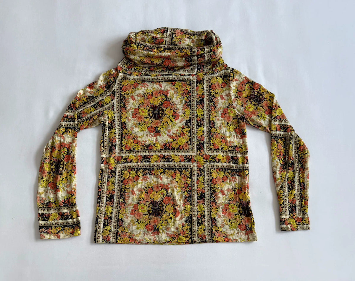 Junya Watanabe Asymmetric Deconstructed Panel All-Over Print Vintage Top