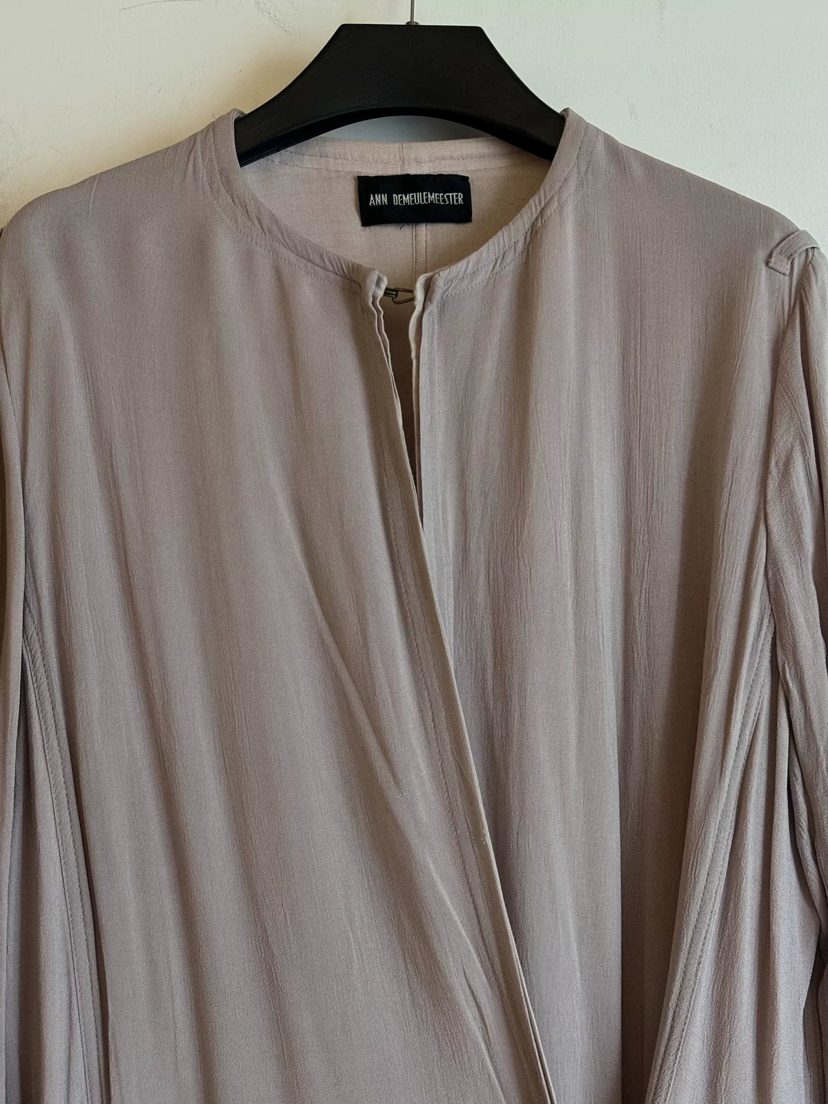 Ann Demeulemeester｜Morandi Purple Trench Coat