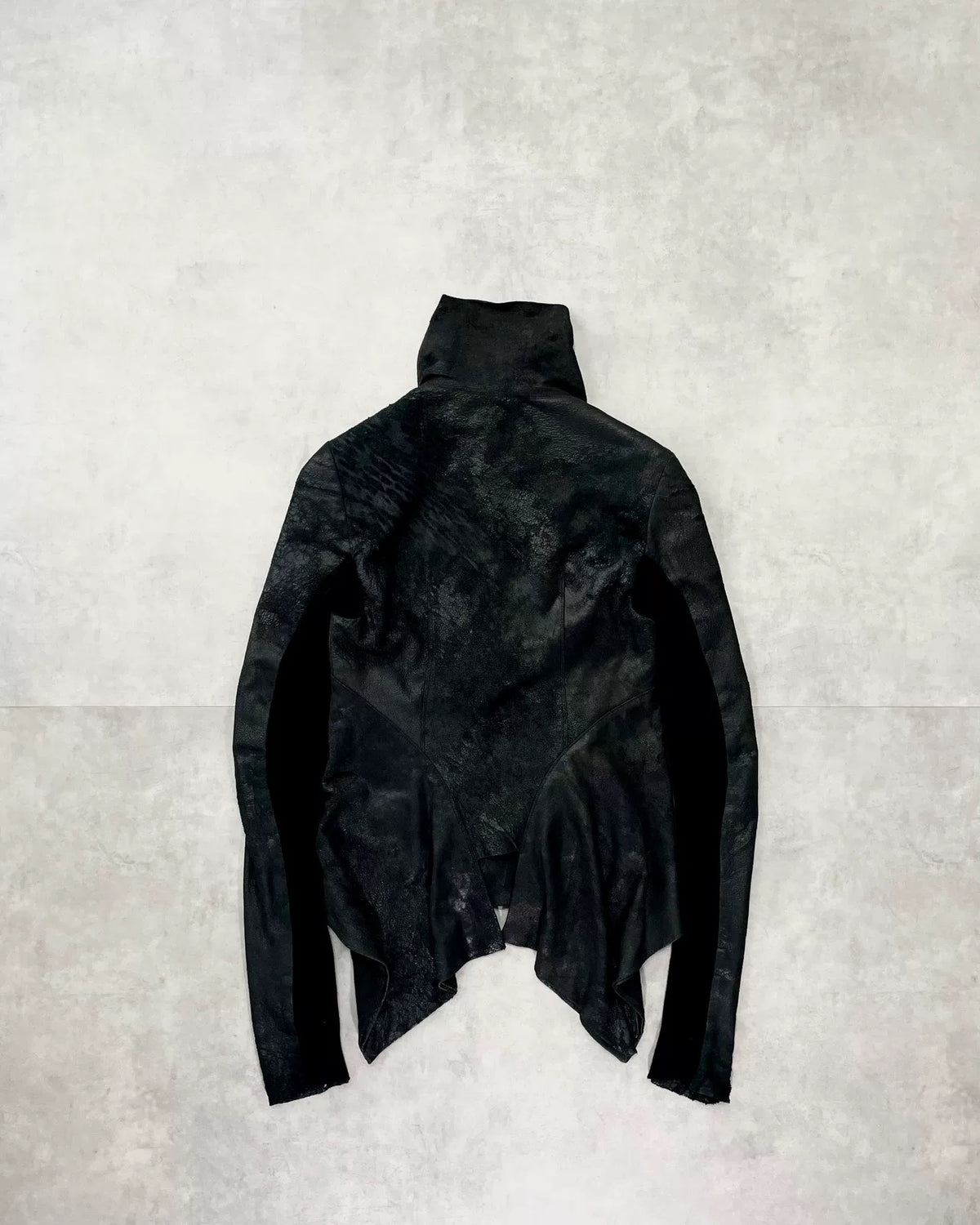Rick Owens 2010s Embossed Lambskin Jacket