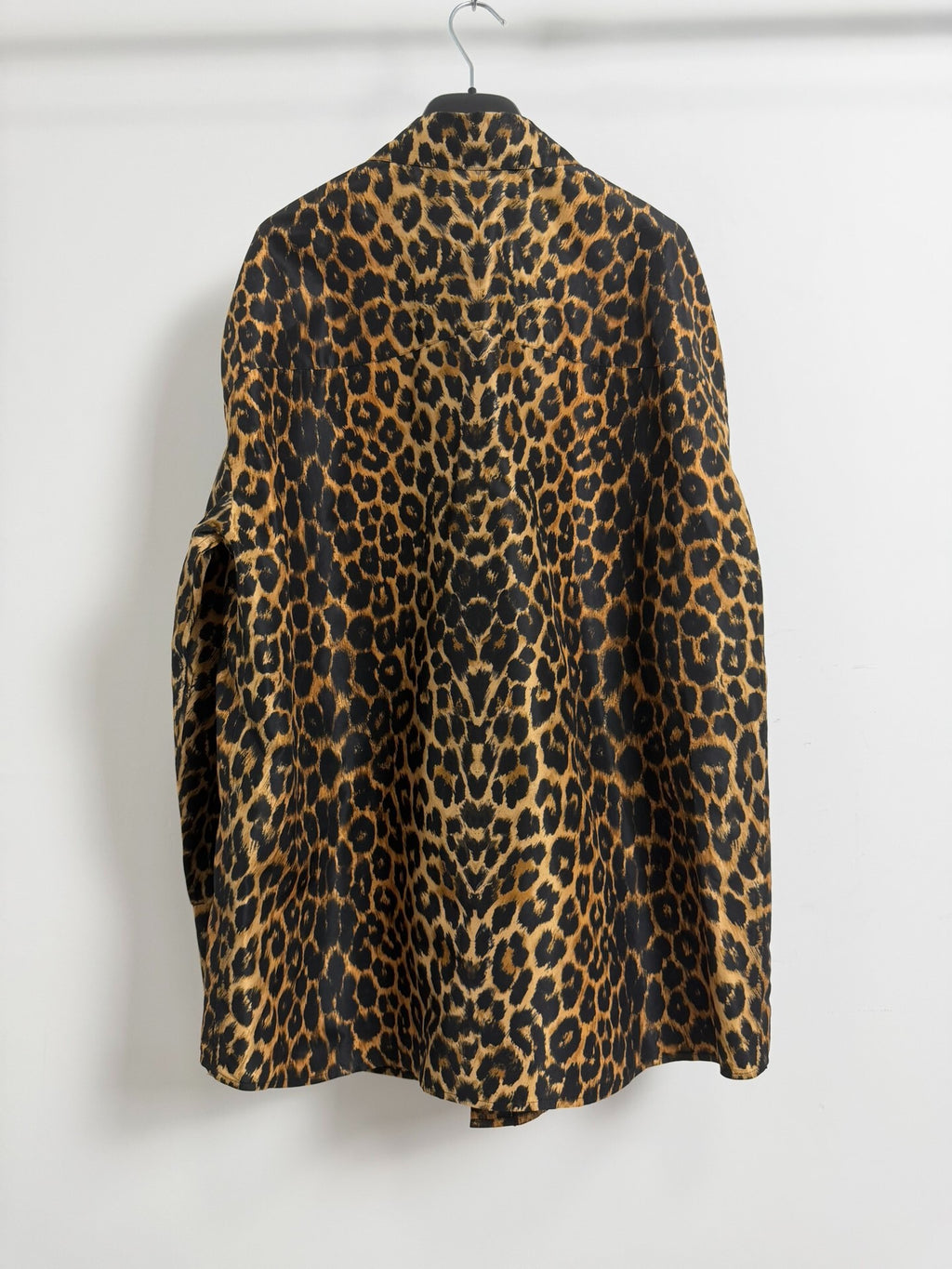 Saint Laurent 24ss Leopard Pattern Silk Shirt