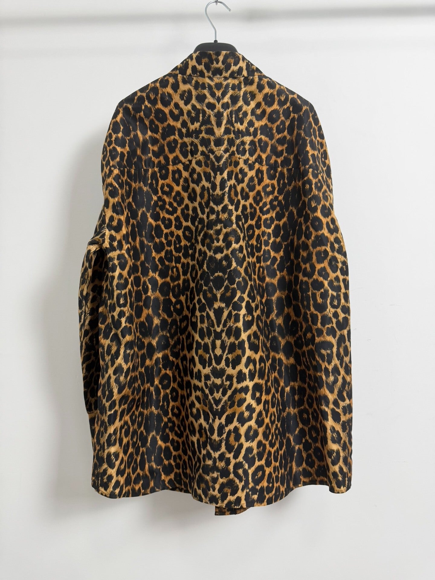 Saint Laurent 24ss Leopard Pattern Silk Shirt