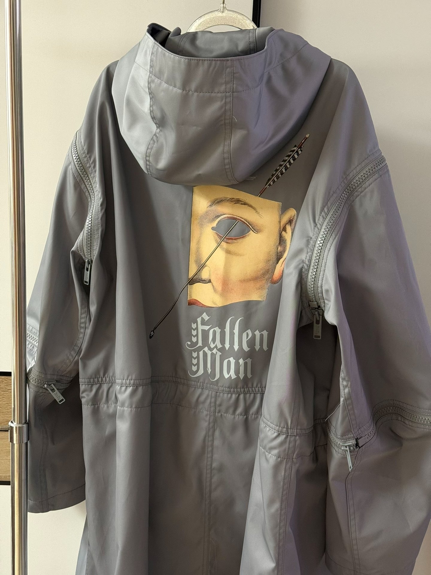 Undercover AW20 Spider's Web Castle Fishtail Parka