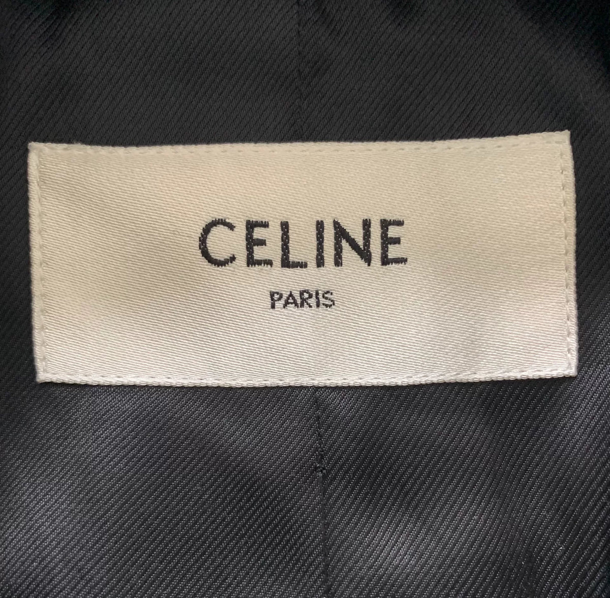 Celine FW19 Black White Plaid Snowflake Wool Mohair Coat
