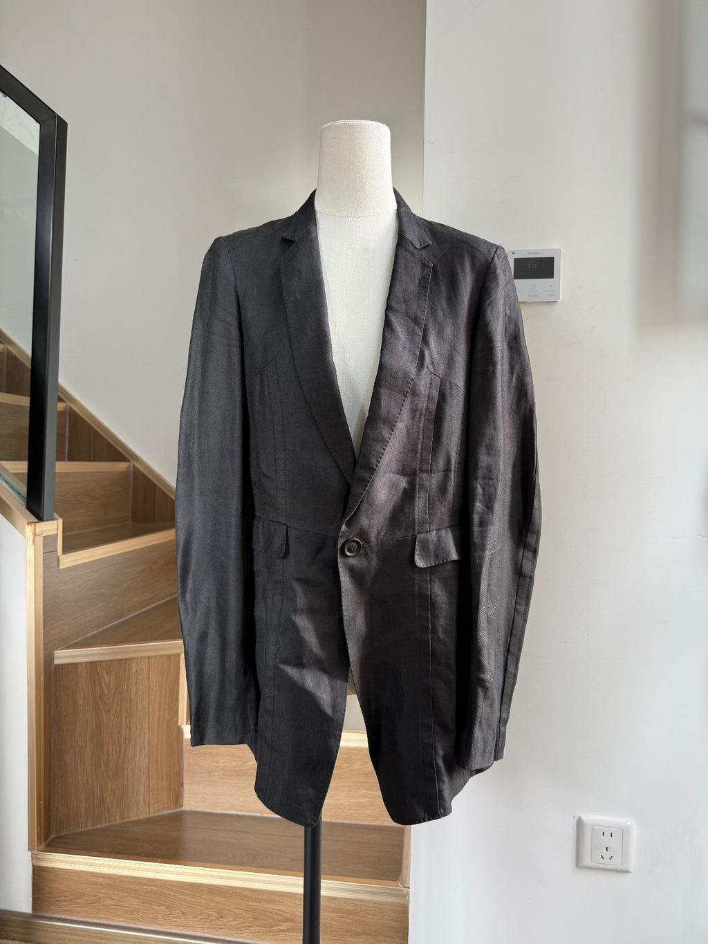 Julius 12SS Runway Detachable Apron Blazer