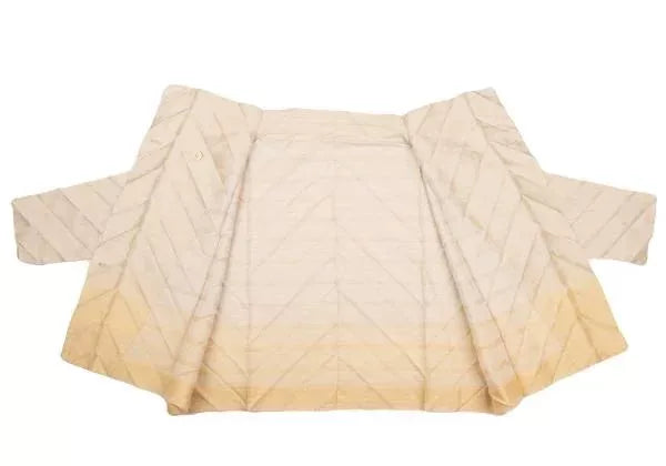 Issey Miyake Vintage Gold Gradient Line Top