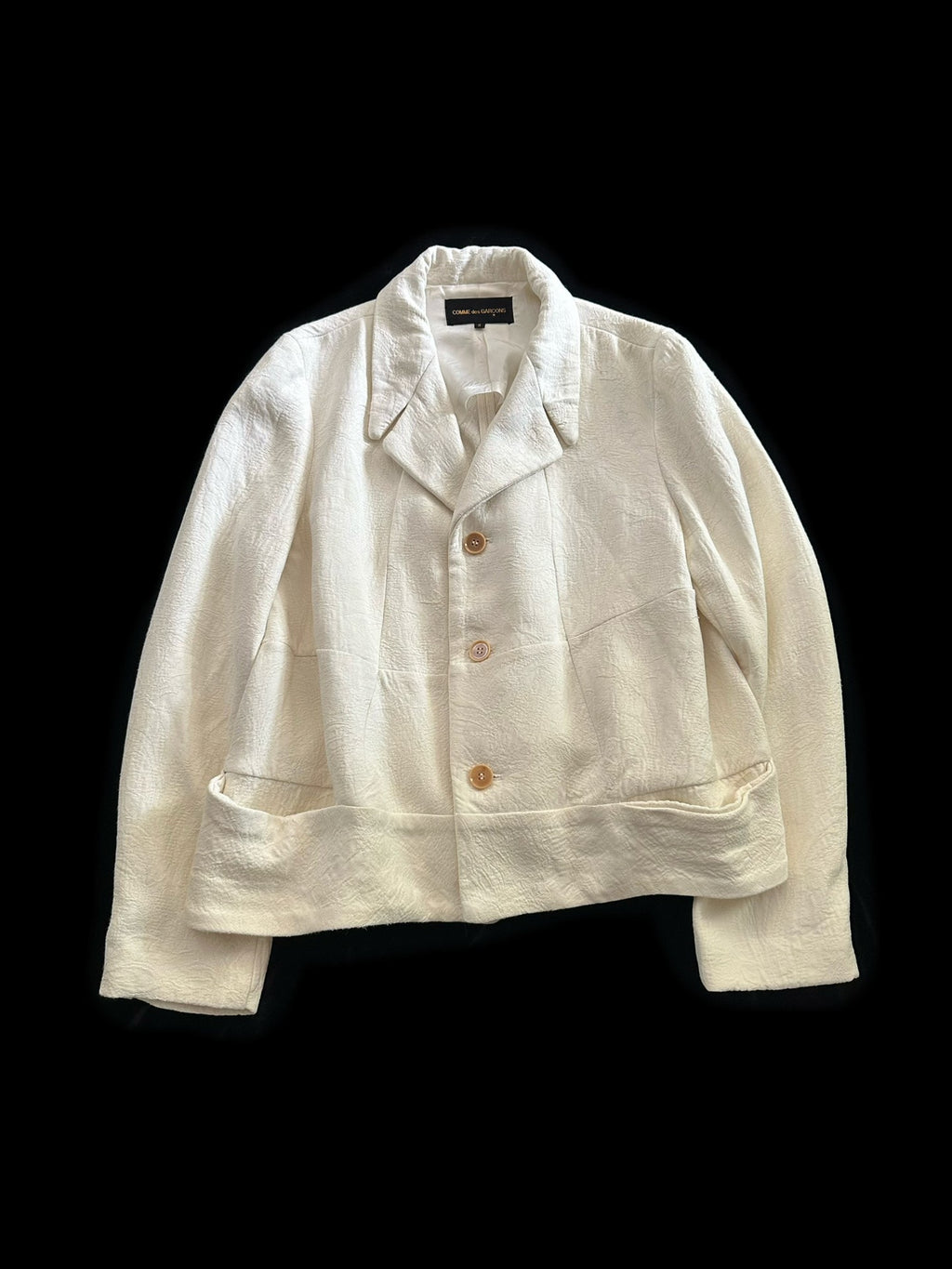 Comme Des Garcons 1992 White Runway Top