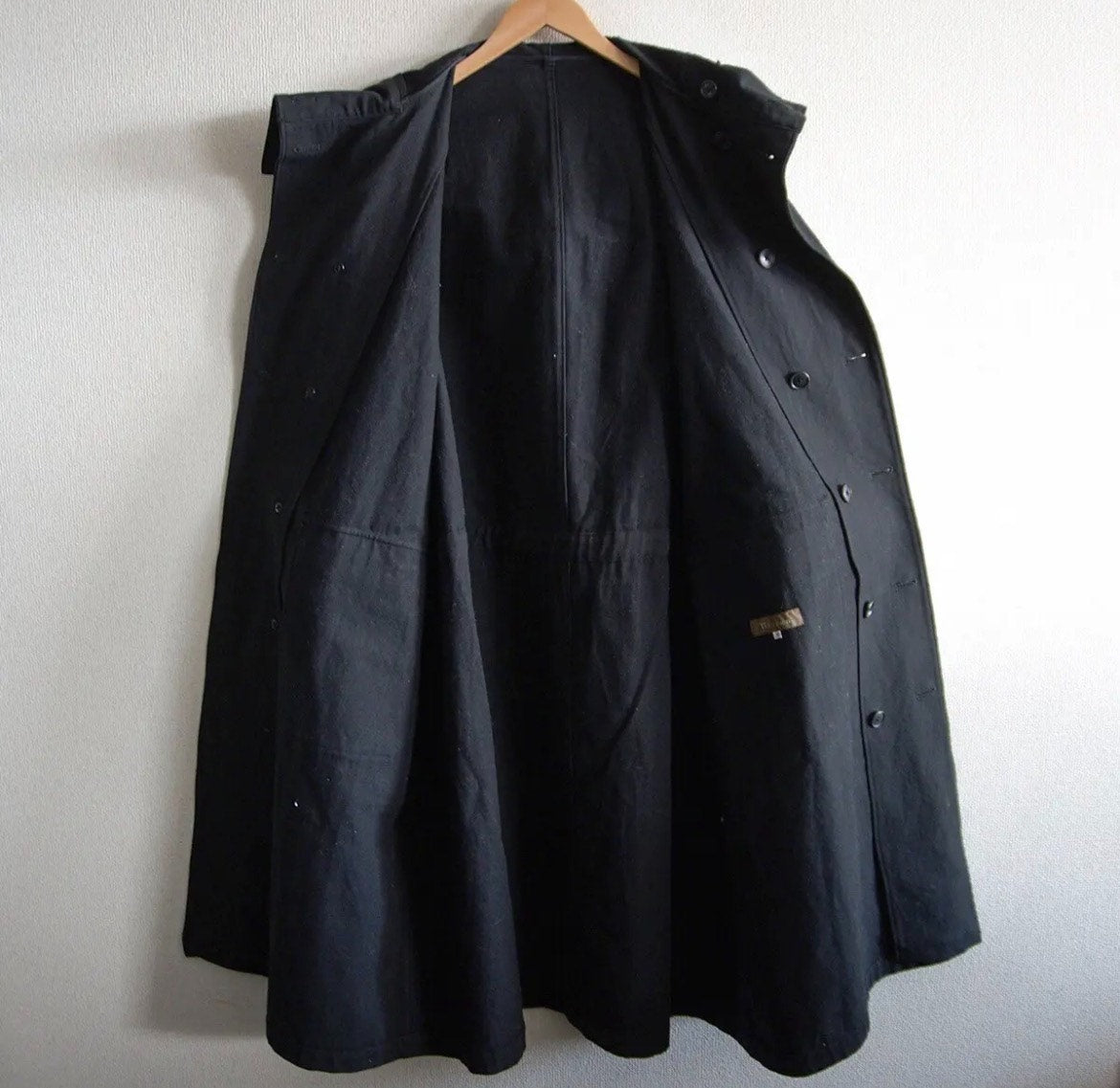 Yohji Yamamoto 1990s Hooded Zip-Up Coat