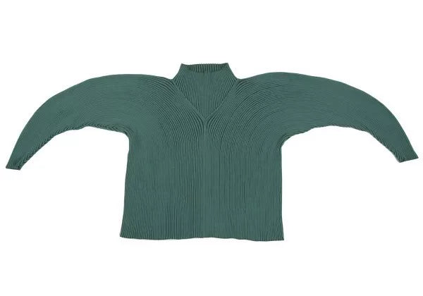 Issey Miyake Vintage Green Line Knit Sweater