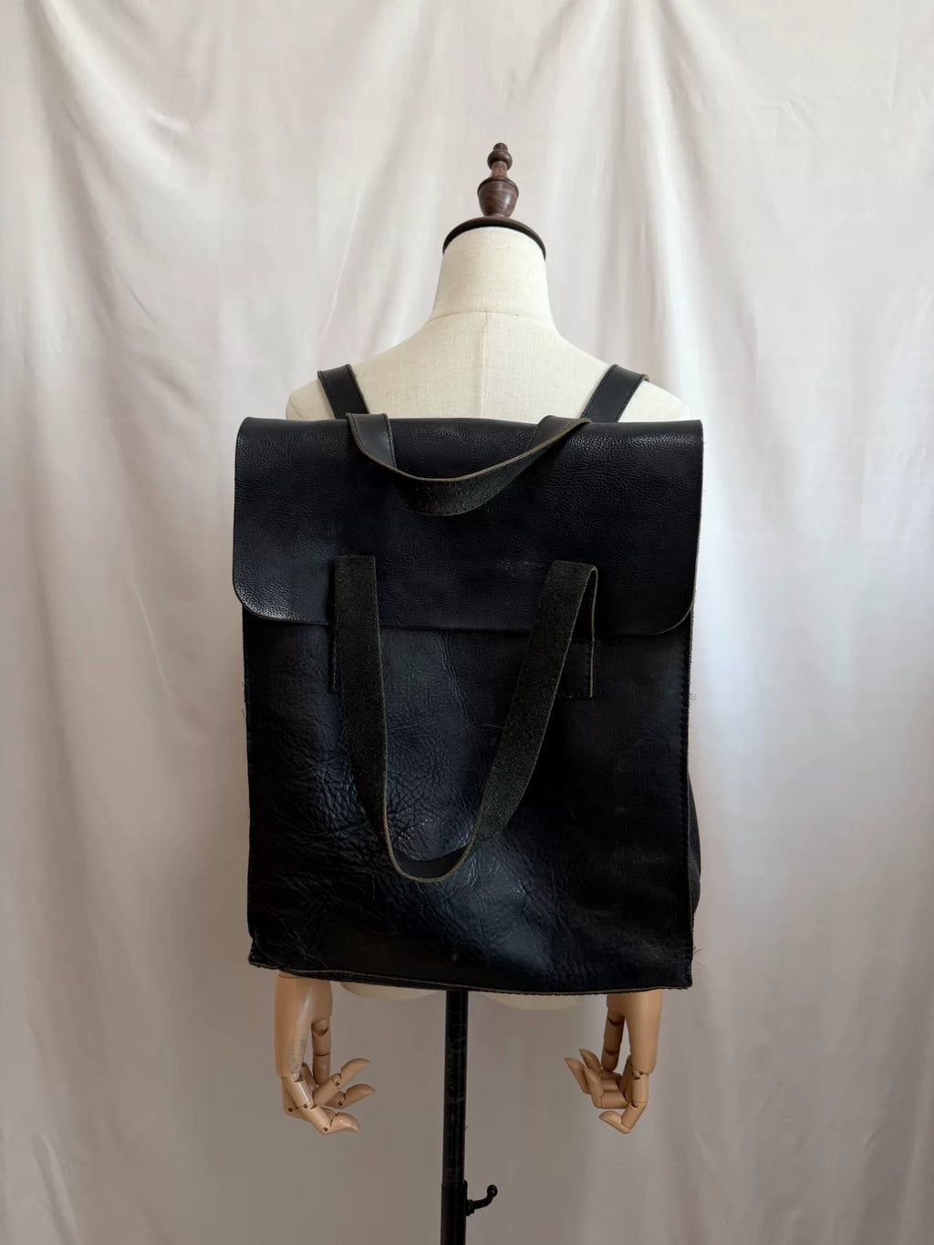 Yohji Yamamoto Backpack Handbag Leather Bag