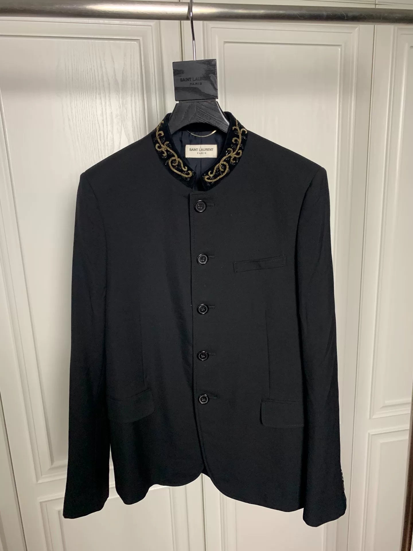 Saint Laurent 15SS Collar Embroidered Jacket