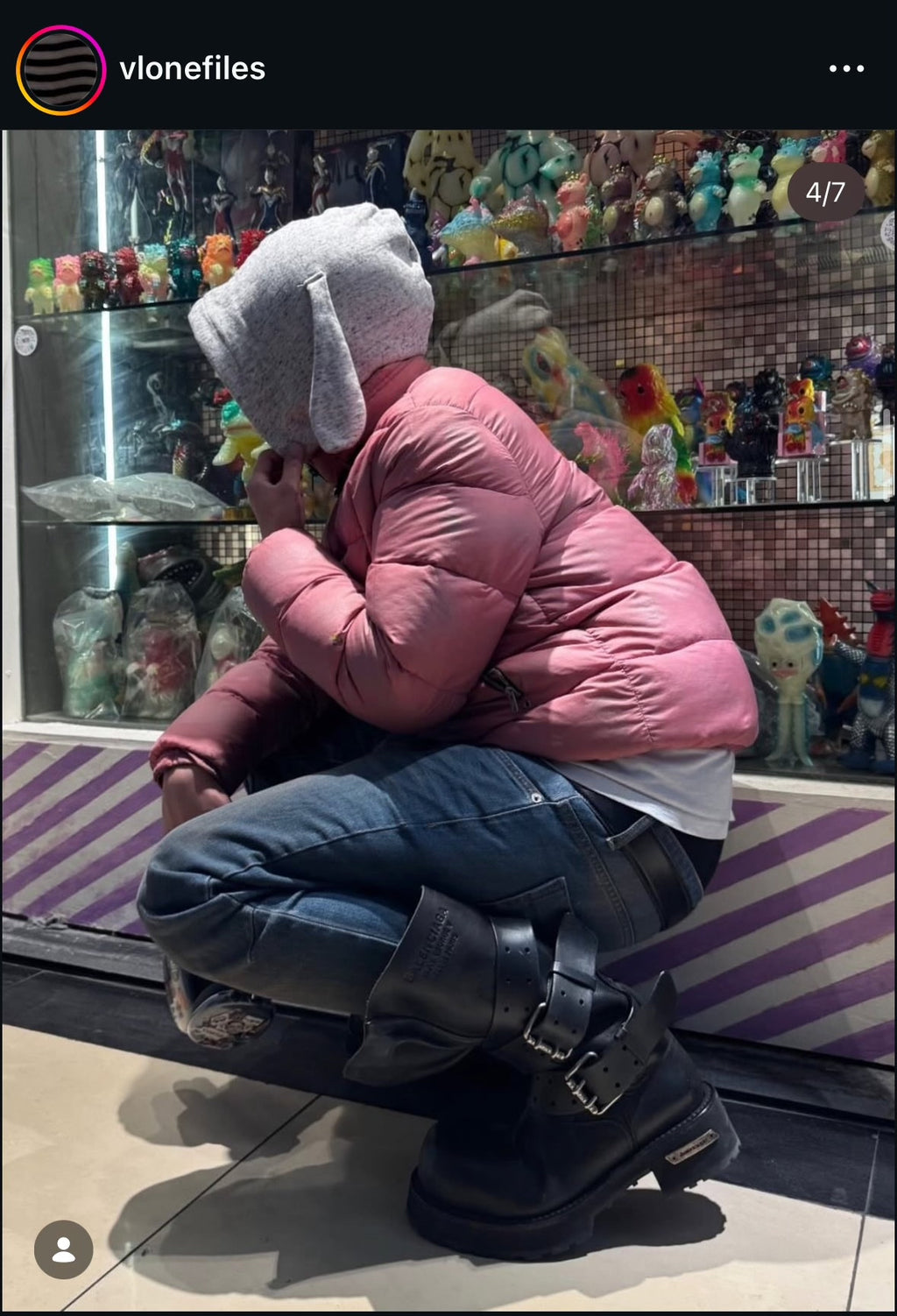 1017 Alyx 9sm FW18 Og pink Nylon Glitter Puffer Jacket