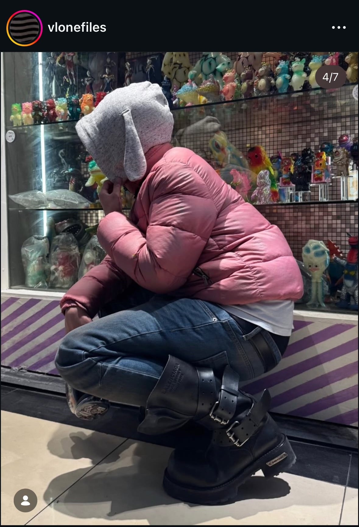 1017 Alyx 9sm FW18 Og pink Nylon Glitter Puffer Jacket