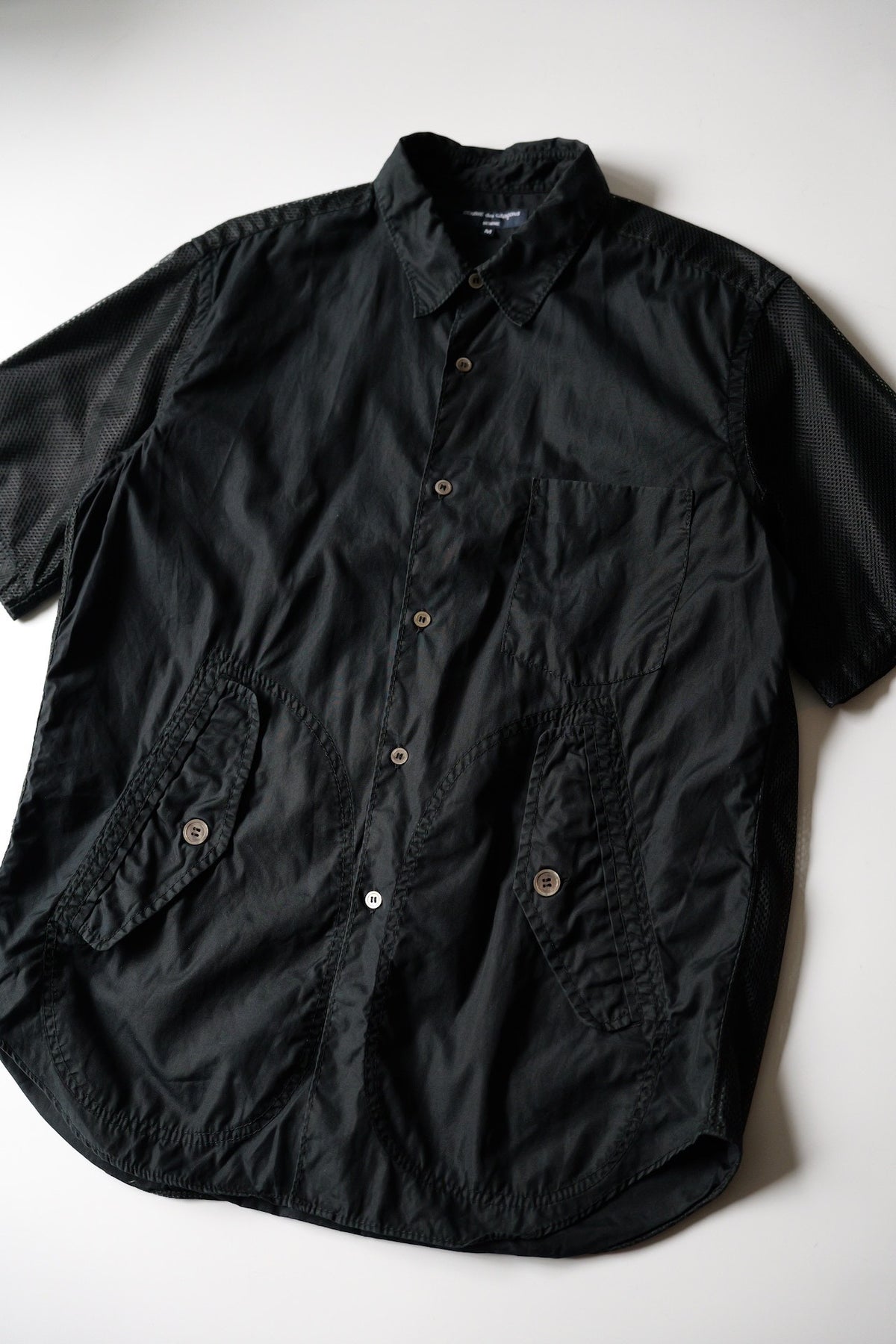COMME des GARCONS SS05 Large Pocket Military Short Sleeve Shirt