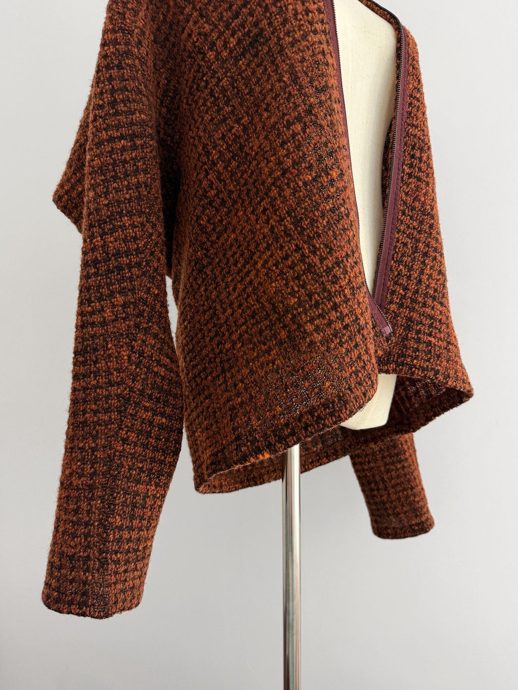 Yohji Yamamoto 00AW Full Zip Wool Top - Devines