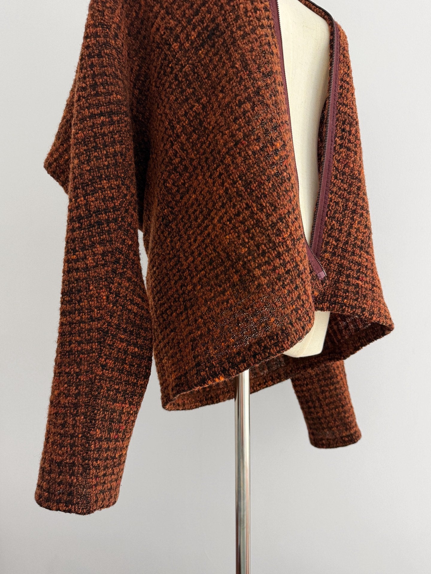 Yohji Yamamoto 00AW Full Zip Wool Top - Devines