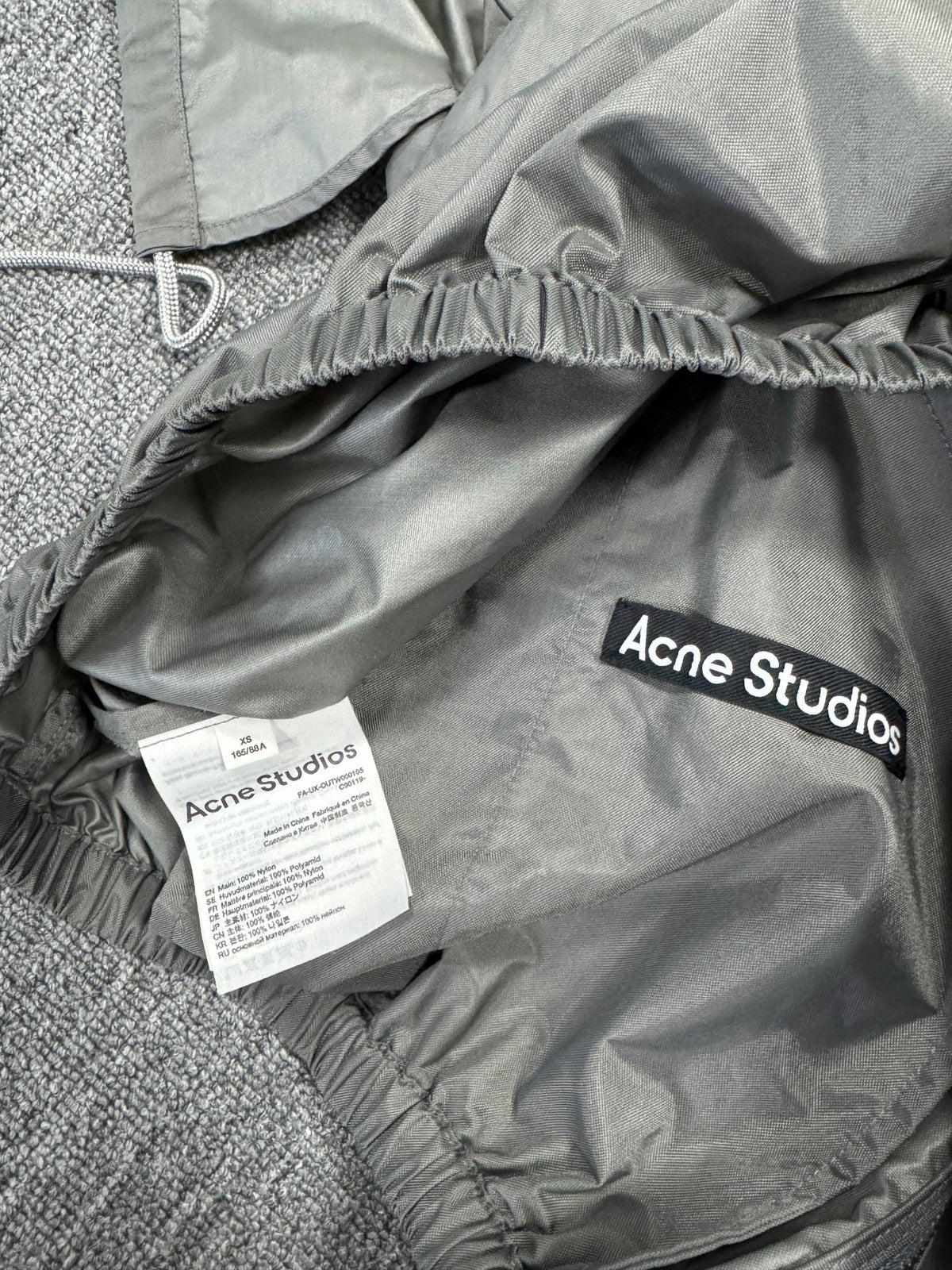 Acne Studios SS23 Inflated Smiley Zip-Up Jacket