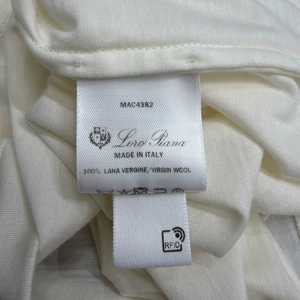 Loro Piana Wool Short Sleeve Top