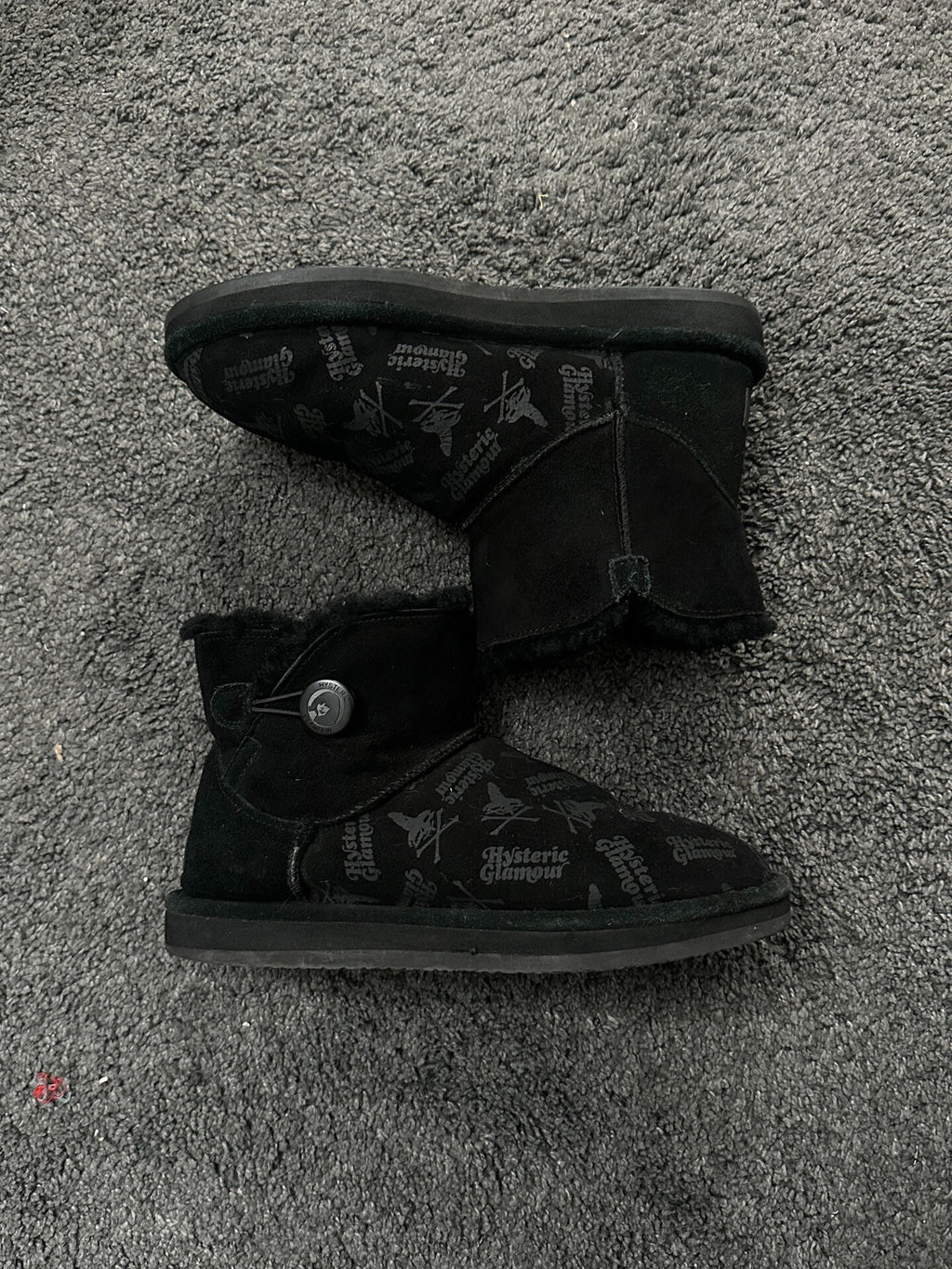 Hysteric Glamour All-Over Print Snow Boots