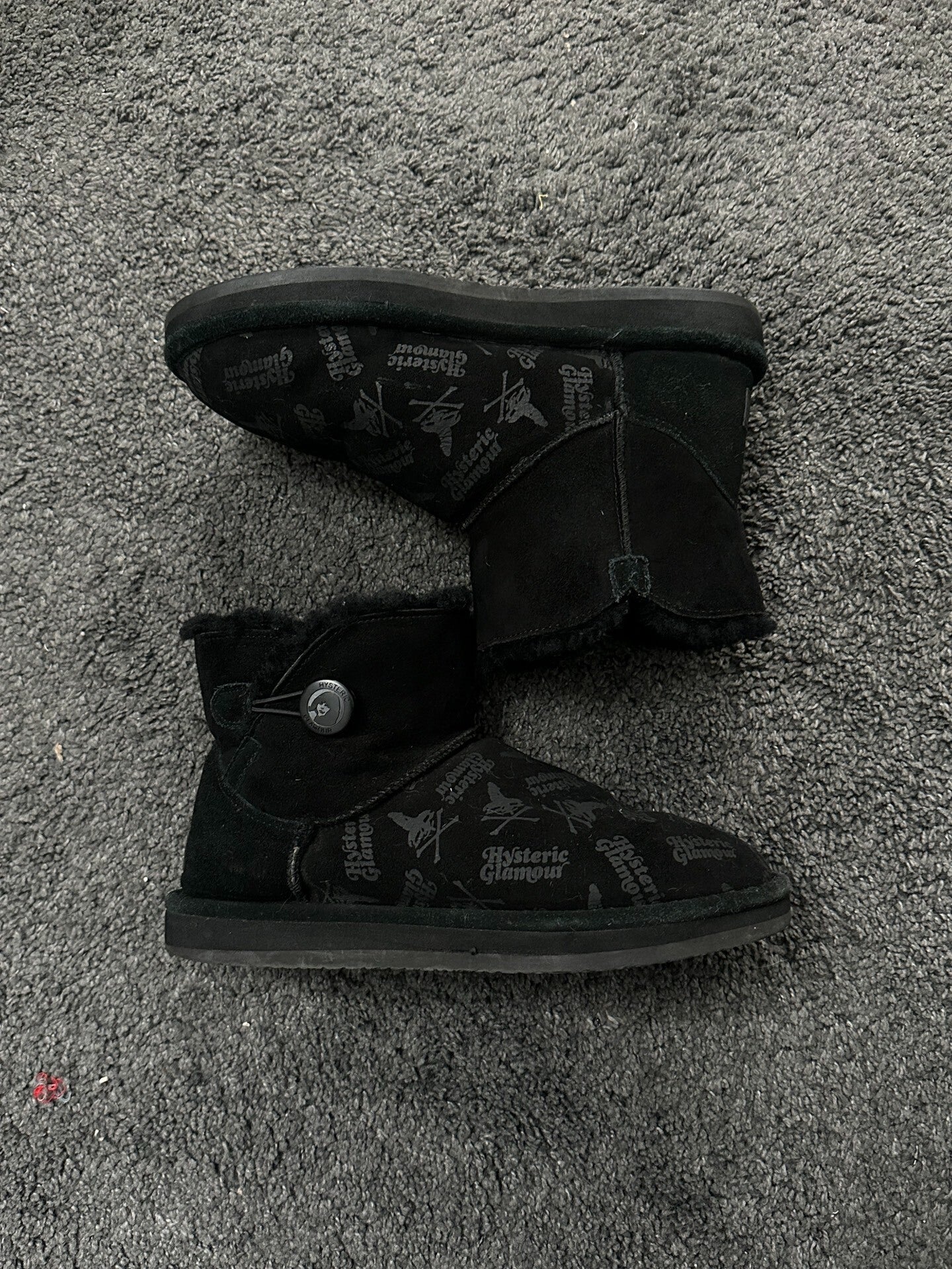 Hysteric Glamour All-Over Print Snow Boots