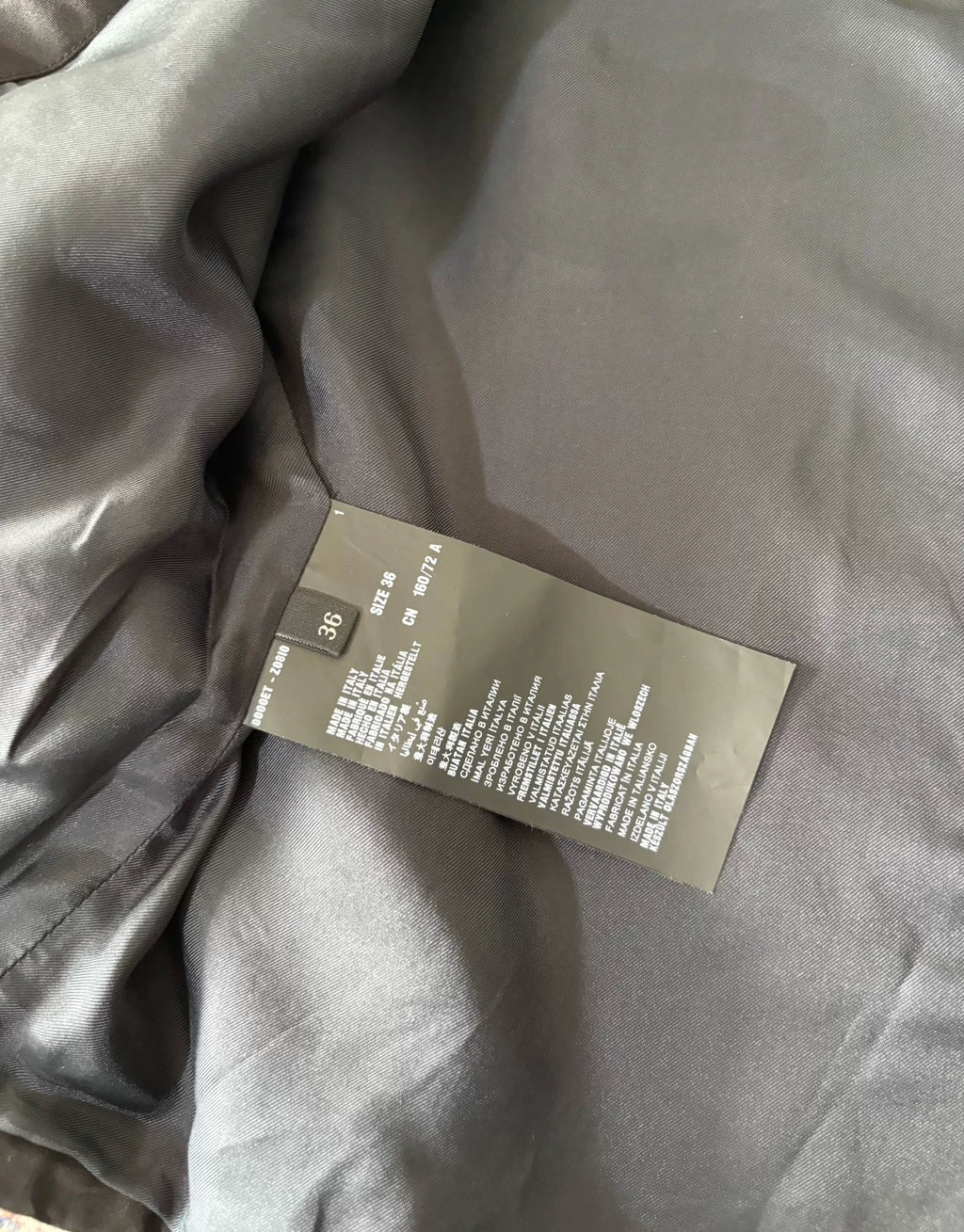 Prada Rhinestone Panel Jacket